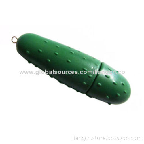Cucumber USB Flash Drive, Supports Plug-and-Play Function